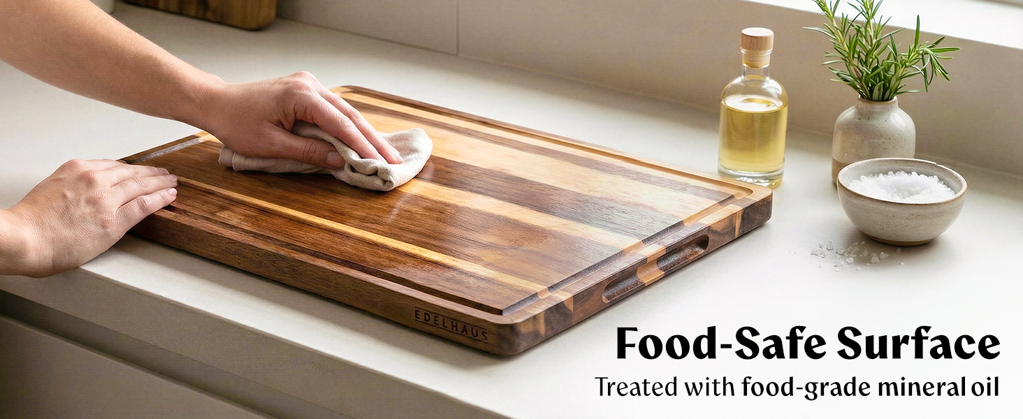 Edelhaus XL acacia cutting board