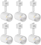 mirrea LED Track Lighting Heads Compatible with Single Circuit J Type Track Lighting Rail Ceiling...