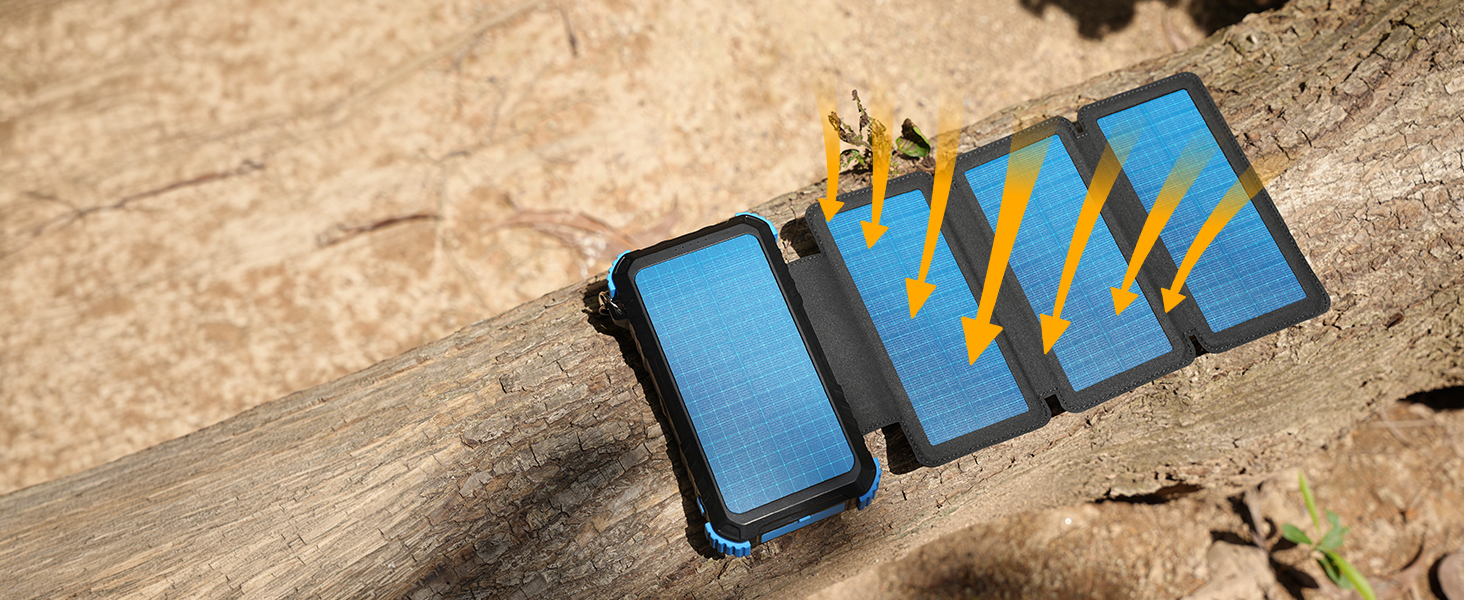 power bank with solar panel