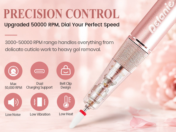 professional nail drill with charging station