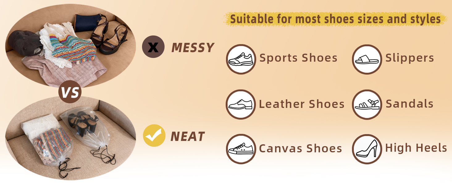 shoe bags for storage