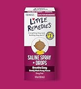 Little Remedies Saline Spray and Drops, Safe for Newborns, 0.5 fl oz