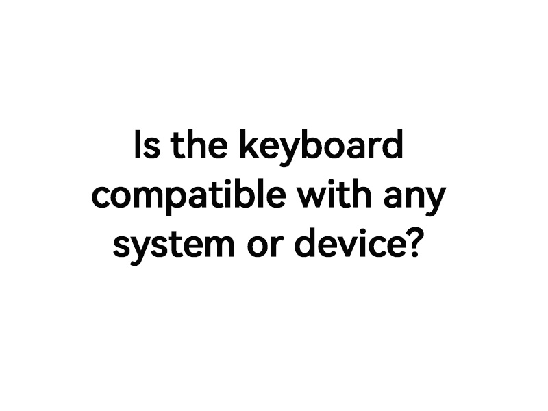 2.4g wireless keyboard