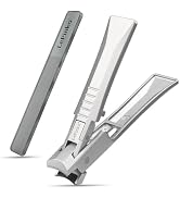 Nail Clipper for Thick Toenails and Fingernails, Portable Toenails Clippers for Seniors, Nail Cut...