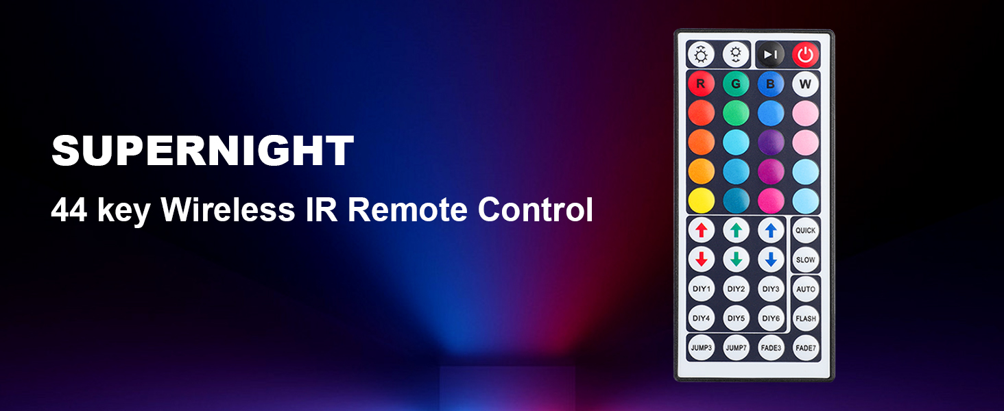 SUPERNIGHT RGB LED Light Strip Remote Controller