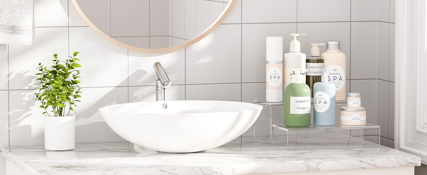 Display Risers for Toiletries