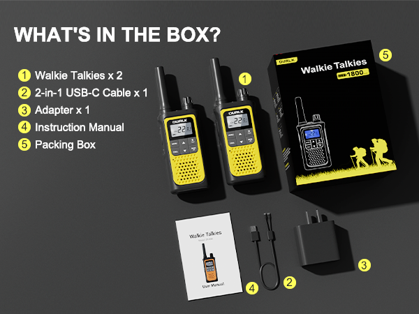 long range walkie talkies