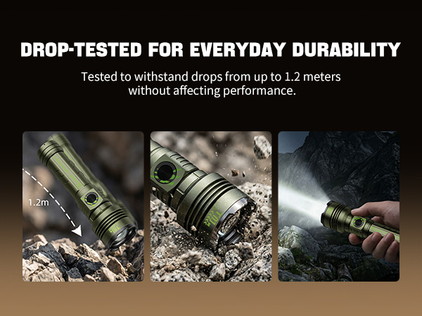 tactical flashlight burning flashlight