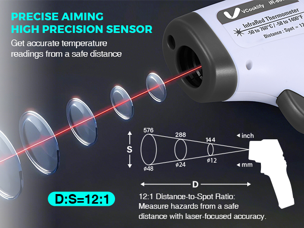 digital infrared thermometer gun