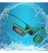 AYI Professional Swim Headphones True Bone Conduction Open Ear Headset MP3 Player Built-in 32G Me...
