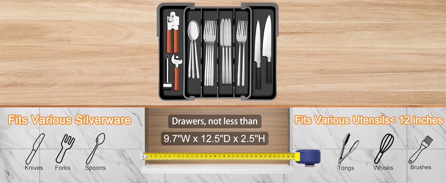 utensil drawer organizer
