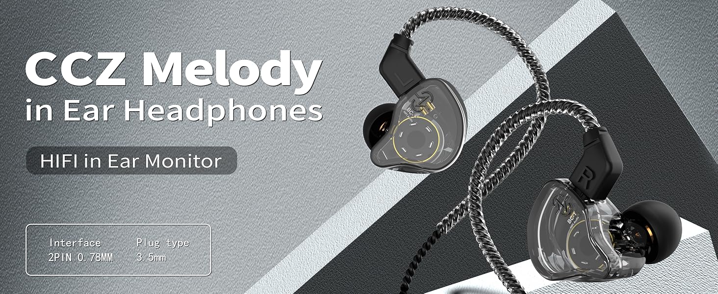 ccz melody in ear headphones