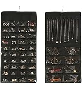 DTCSWACN Hanging Jewelry Organizer,Accessories Organizer,48 Pocket Organizer for Holding Jewelrie...