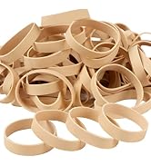 AMUU Rubber Bands Size #84 Tactical Rubber Bands Elastics Bands 50 pack wide Thick Rubber Bands f...
