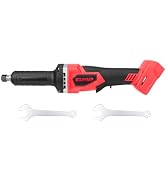 Cordless Die Grinders for Milwaukee M18 18V Battery, Up to 25000RPM Brushless Motor, 1/4" Collet ...
