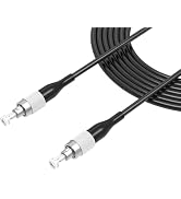 lidkew Outdoor Armored Fiber Optic Cable 1M/3.2FT FC/UPC to FC/UPC Single-Mode Fiber Patch Cable ...