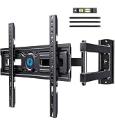 Pipishell Full Motion TV Wall Mount for Most 26-65 inch Flat & Curved TVs up to 88 lbs, Adjustabl...