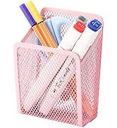 Sanpaint Magnetic Pencil Holder,Mesh Stainless Steel Pen Basket, Metal Writing Utensil Storage Or...