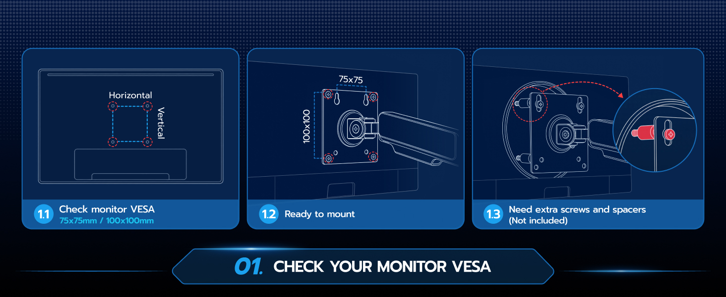 Monitor arm