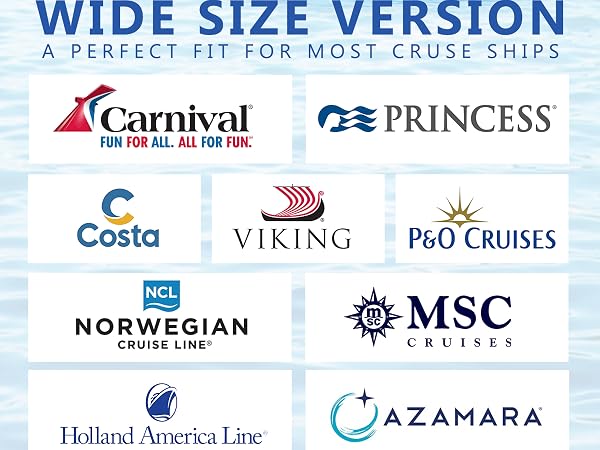 Cruise lines cover Carnival, Princess, Costa, VIKING, P&O Cruises, Norwegian, MSC, Holland America