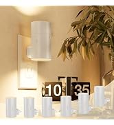NIORSUN Night Lights Plug into Wall, Dimmable with 3 Color Modes & Auto On/Off Sensor, Ultra-Slim...