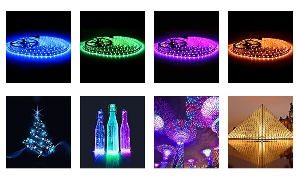 32.8ft 600 LEDs 60Leds/M, Color Changing