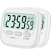 AyayaBoss 2-Pack Magnetic Kitchen Timers for Cooking, Digital Stop Watch Countdown Timer for Kids...
