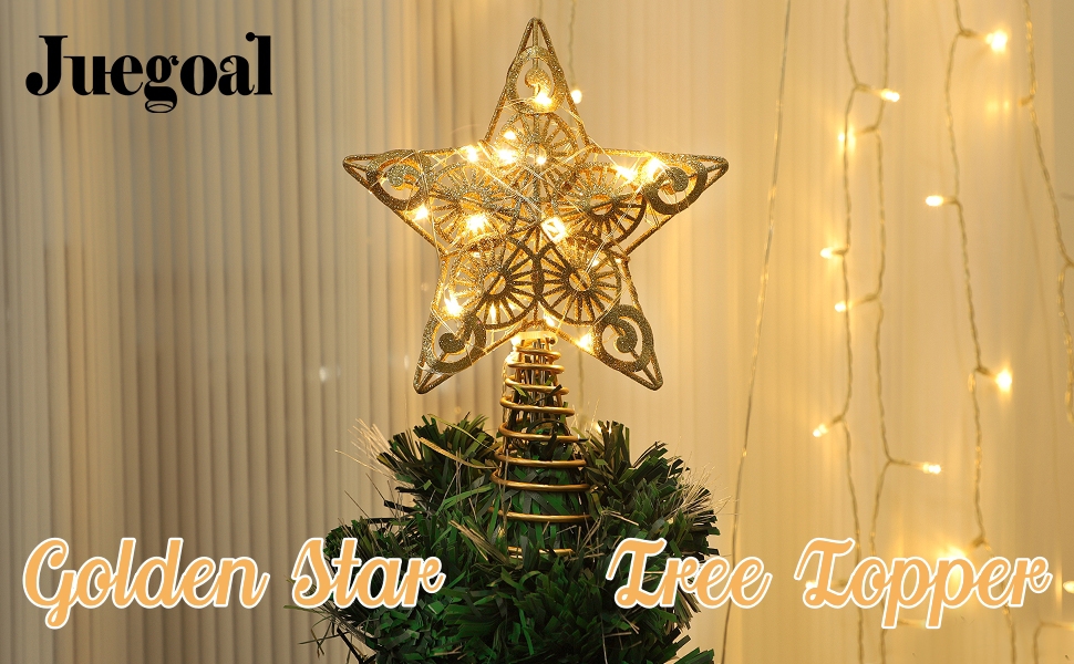 Juegoal Star Tree Topper