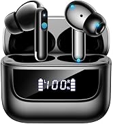 Wireless Earbuds Bluetooth 5.4, 6 Mic ENC Noise Cancelling Clear Call, in Ear Buds Deep Bass HiFi...