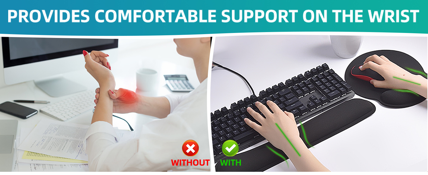 mouse pad wrist support