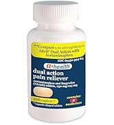 A+Health Dual Action Acetaminophen 250 mg and Ibuprofen (NSAID) 125mg Pain Reliever Caplets, 216 ...