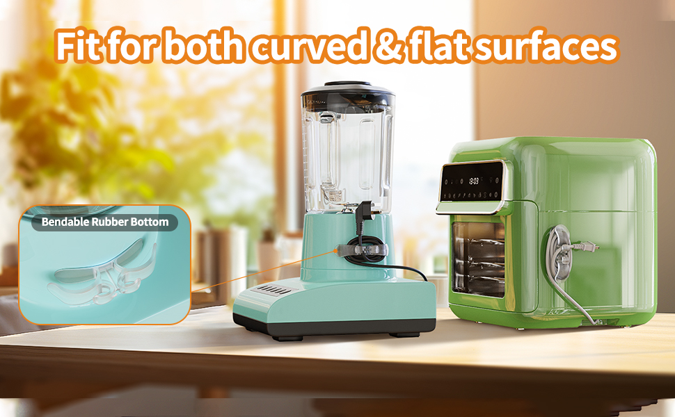 Fit for both curved and flat surfaces
