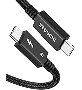 Stouchi Intel Certified Thunderbolt 5 Cable 80Gbps, up to 120Gbps Bandwidth, Dual 8K Display, 240...