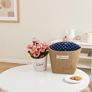 Machine-washable & fade-resistant. Sturdy after 50+ washes—no sagging fabric bins!