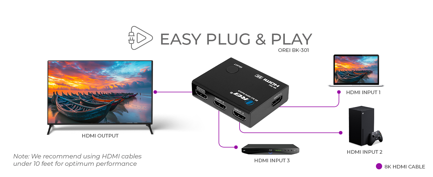 multi viewer system switch