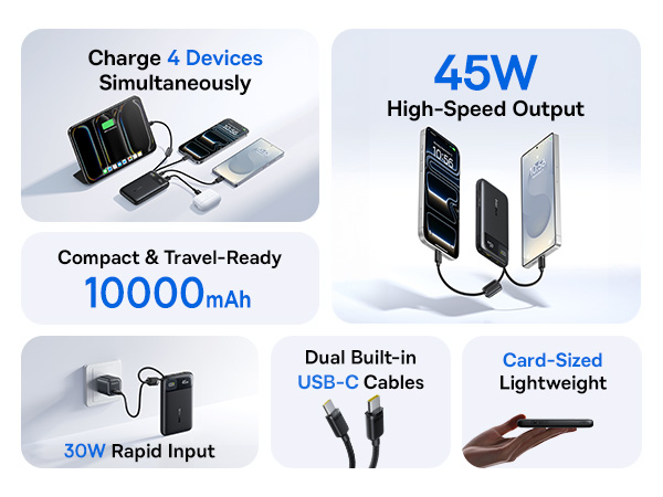 Enerfill FC11 10000mah 45W power bank
