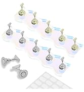 Ruetail 2 Sets Nail Stand for Press Ons Magnetic Acrylic Nail Holder with 100 Pcs Reusable Double...