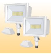 DEWENWILS 2-Pack 65W LED Outdoor Flood Light, IP65 Waterproof 6670LM 5000K | 500W Halogen Equival...