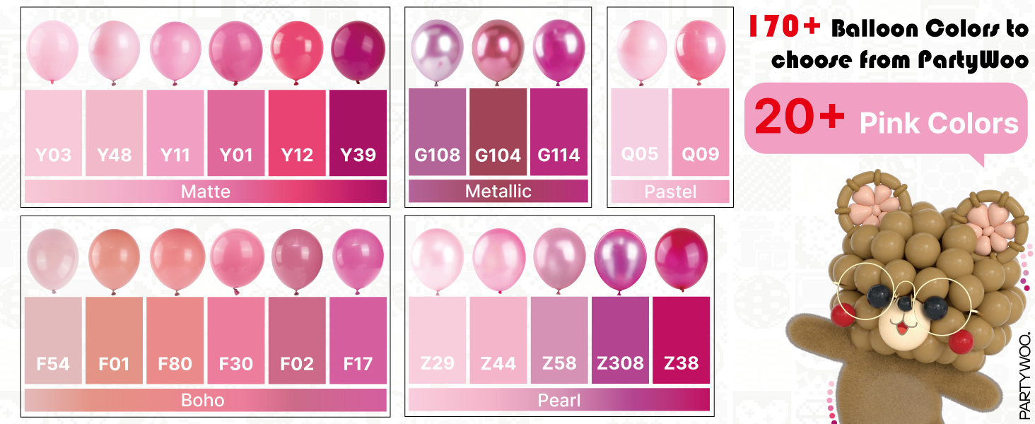 Hot Pink Balloons