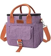 Joymee Insulated Lunch Bag for Women/Men, Waterproof Lunch Box for Office Work Picnic Beach, Reus...
