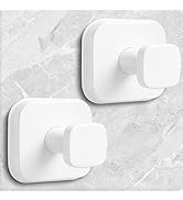 WingWider Shower Hooks for Inside Shower,Reusable Suction Cup Hooks for Glass Window,Mirror,Remov...