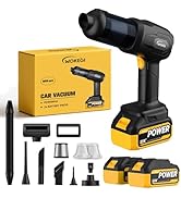 WOKEGI Handheld Car Vacuum Cordless, Portable Cars Vacuum Cleaner with 40000Pa High Power & Sucti...
