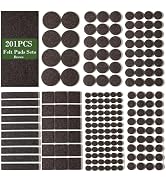 Fursafe&Q Felt Furniture Pads, Furniture Felt Pads for Hardwood Floors - Self Adhesive Felt Pads ...