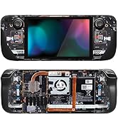 PlayVital Full Set Protective Skin Decal for Steam Deck LCD, Custom Stickers Vinyl Cover for Stea...