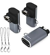 IIISOGNO Charger Adapter for Garmin Watch (3-Pack), USB-C Watch Cable-converter for Fenix 7/7X/7S...