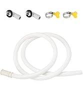 Kerykwan 2 Pack 5 FT Air Conditioner Drain Hose Kit, Plastic Tube for AC Condensate, Flexible&Dur...