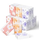27 Packs Pocket Tissues, Small Travel Size Bulk Facial Paper Towel, Travel Essential, Purse Tissu...
