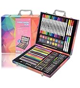 Darnassus 132-Piece Art Set, Deluxe Professional Color Set, Art Kit for Kids and Adult, with Comp...