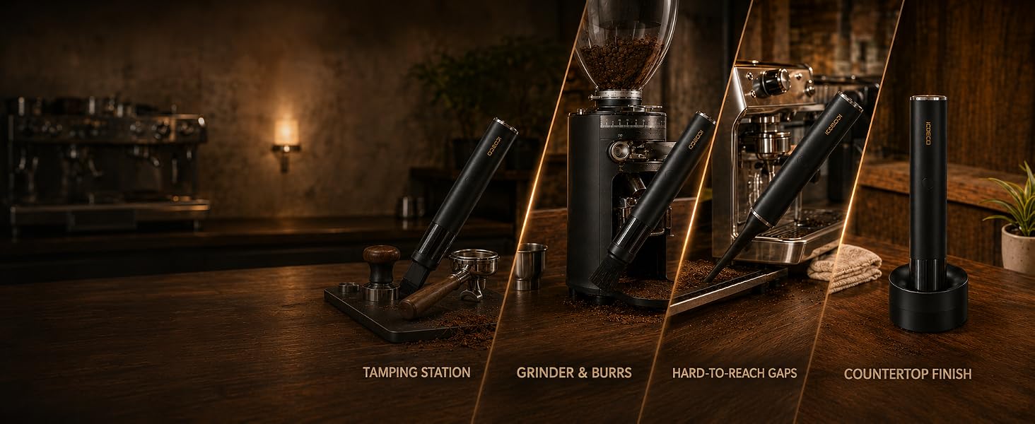 CLEAN THE ENTIRE COFFEE WORKFLOW