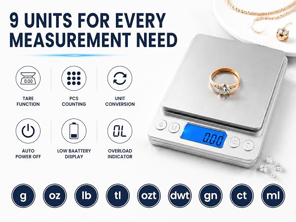 jewelry scale for gold and silver